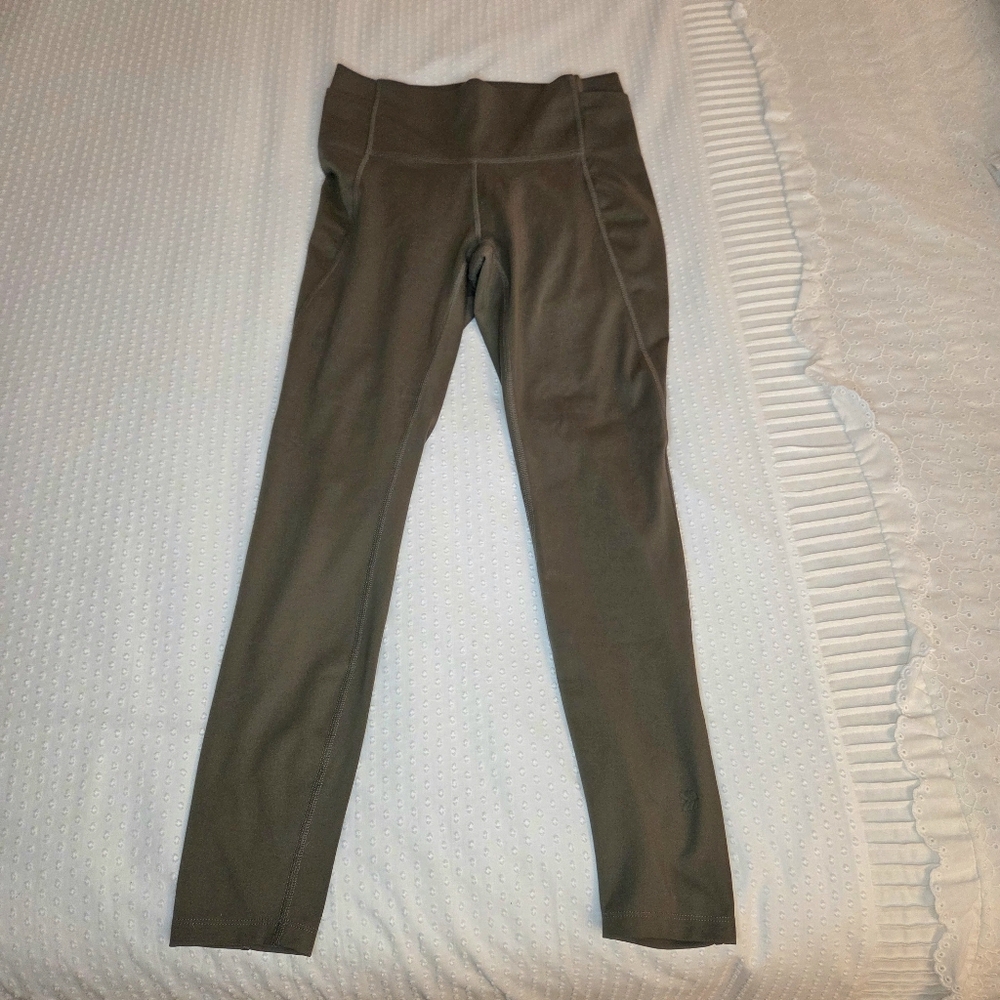 Womens Green Olive Leggings All In Motion Size Small